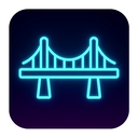 icon_science_bridge_neon icon preview