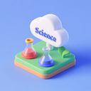 icon_science_cloud_3d_isometric icon preview