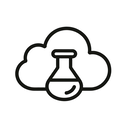 icon_science_cloud_line_art icon preview