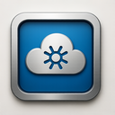 icon_science_cloud_metallic icon preview