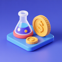 icon_science_coin_3d_isometric icon preview