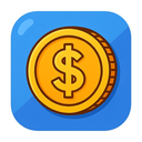 icon_science_coin_cartoon icon preview