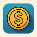 icon_science_coin_geometric icon preview