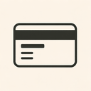 icon_science_credit_card_minimalist icon preview