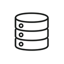 icon_science_database_line_art icon preview