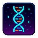 icon_science_dna_strand_cyberpunk icon preview