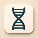 icon_science_dna_strand_elegant icon preview