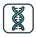icon_science_dna_strand_filled icon preview
