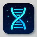 icon_science_dna_strand_futuristic icon preview