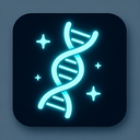 icon_science_dna_strand_glow_effect icon preview