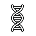 icon_science_dna_strand_outline icon preview