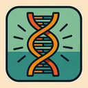 icon_science_dna_strand_retro icon preview