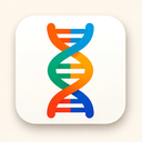 icon_science_dna_strand_vibrant_colors icon preview