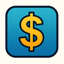 icon_science_dollar_sign_bold icon preview