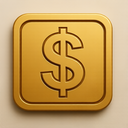 icon_science_dollar_sign_embossed icon preview