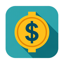 icon_science_dollar_sign_flat_design icon preview