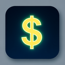 icon_science_dollar_sign_glow_effect icon preview