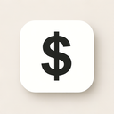 icon_science_dollar_sign_minimalist icon preview