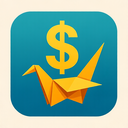 icon_science_dollar_sign_origami icon preview