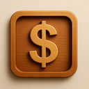 icon_science_dollar_sign_wooden icon preview