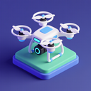 icon_science_drone_3d_isometric icon preview