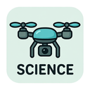 icon_science_drone_cartoon icon preview