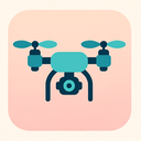 icon_science_drone_flat_pastel icon preview