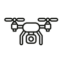 icon_science_drone_minimal_outline icon preview