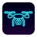 icon_science_drone_neon icon preview