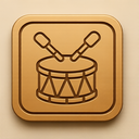 icon_science_drum_embossed icon preview