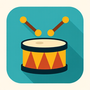 icon_science_drum_flat_design icon preview