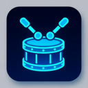 icon_science_drum_futuristic icon preview