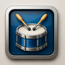 icon_science_drum_metallic icon preview