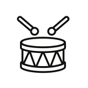 icon_science_drum_minimal_outline icon preview