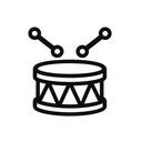 icon_science_drum_monochrome icon preview