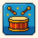 icon_science_drum_pixel_art icon preview
