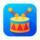 icon_science_drum_vibrant_colors icon preview
