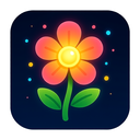 icon_science_flower_glow_effect icon preview