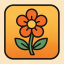 icon_science_flower_retro icon preview