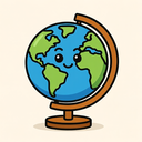 icon_science_globe_cartoon icon preview