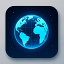 icon_science_globe_futuristic icon preview