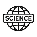 icon_science_globe_monochrome icon preview