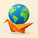 icon_science_globe_origami icon preview