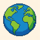 icon_science_globe_pixel_art icon preview