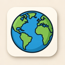 icon_science_globe_rounded icon preview