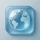 icon_science_globe_transparent icon preview