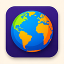 icon_science_globe_vibrant_colors icon preview