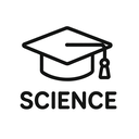 icon_science_graduation_cap_line_art icon preview