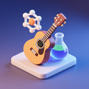 icon_science_guitar_3d_isometric icon preview
