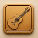 icon_science_guitar_embossed icon preview